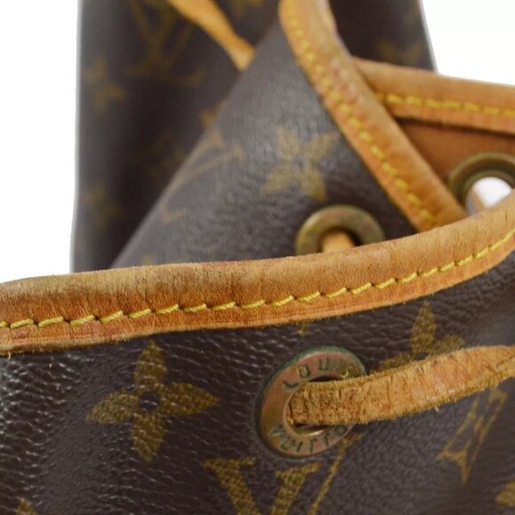 LOUIS VUITTON PETITE NOE DRAWSTRING SHOULDER BAG MONOGRAM M42226 AR8903 KK34764 - Picture 11 of 16